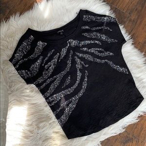 Express sequined top